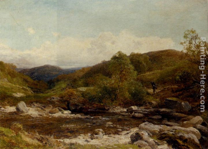 In Glen Mallin painting - David Bates In Glen Mallin art painting